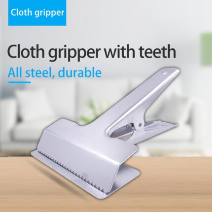 Pince à tissu et table de découpe pour vêtements, mobile, avec dents, en acier, fixation