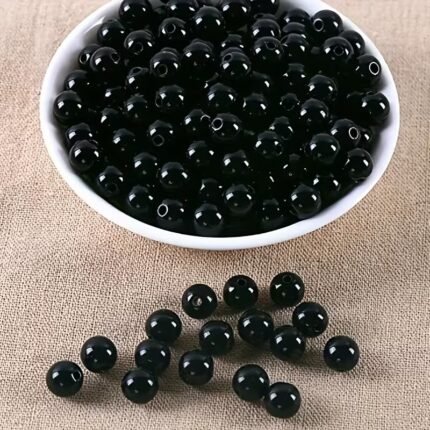 500 Grammes Perles Rondes Libres De 4/6/8mm Pour Fabrication De Bijoux DIY