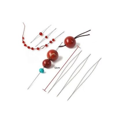 5 PCS Aiguille à Perles à Gros Chas Pour la Fabrication de Bijoux