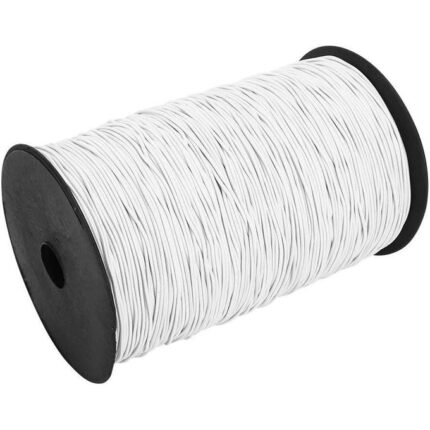 Cordon Élastique Blanc 2.5mm Fil Élastique Rond