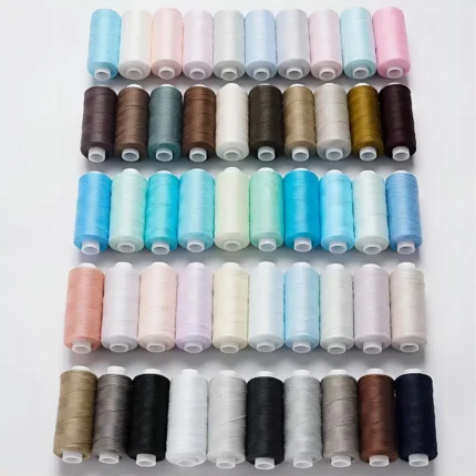 10 bobines ensemble 402 fil à coudre 400 Yard Polyester